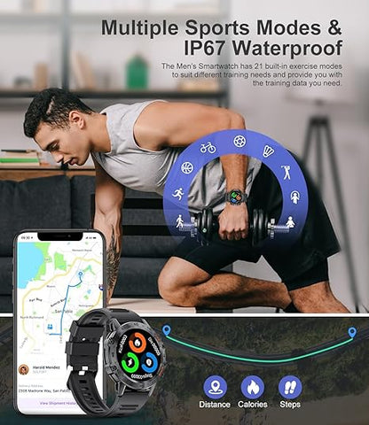Military Smart Watch for Men