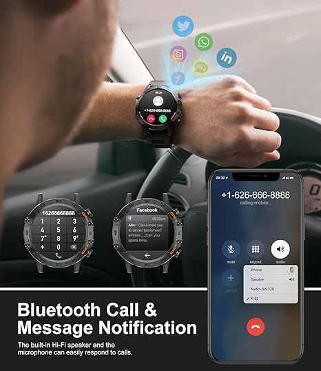 Military Smart Watch for Men
